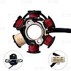 Генератор Honda Dio 18/27, Tact 24/30/31 (6 котушок), фото 4