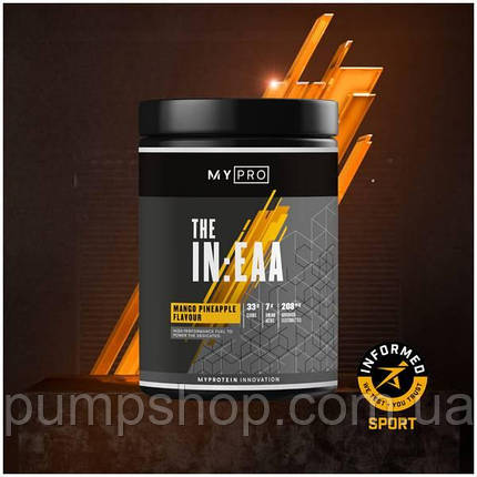 (уцінка термін по 9.24) Амінокислотний комплекс з електролітами Myprotein THE IN:EAA 870 г манго-ананас, фото 1