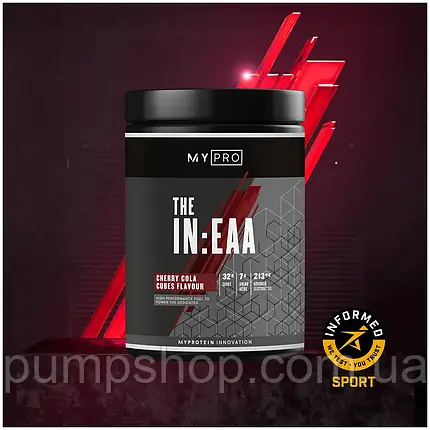 (уцінка термін по 9.24) Амінокислотний комплекс з електролітами Myprotein THE IN:EAA 870 г манго-ананас, фото 3