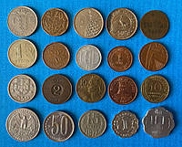 Набор монет мира 20 стран