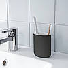 Керамічний набір аксесуарів для ванної кімнати IKEA EKOLN чорна кам'яна кераміка ІКЕА ЕКОЛЬН, фото 8