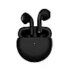 Бездротові Bluetooth-навушники Air Pro 6 TWS чорні вкладки з мікрофоном і сенсорним керуванням, фото 4