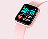 Смарт-годинник Bluetooth для Apple і Android рожевий розумний браслет, фото 4