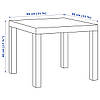 Журнальний столик IKEA LACK 55x55 см білий квадратний кавовий столик ІКЕА ЛАКК 304.499.08, фото 8