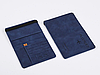 Обкладинка-чохол для паспорта з ПУ шкіри із RFID-захистом, синій органайзер книжка для документів, фото 5