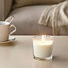 Ароматична свічка в склянці IKEA SINNILIG 9 см х 40 годин горіння декоративна ванільна ІКЕА СІНЛІГ, фото 4