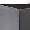 Оксамитова коробка IKEA DRÖNA DRONA 33x38x33 см сірий органайзер для зберігання речей ІКЕА ДРЕНА, фото 3