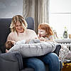 Еластична та зручна подушка для годування дитини IKEA LEN 60x50x18 см сіра ІКЕА ЛЕН, фото 6