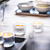 Скляний підсвічник IKEA FINSMAK 3,5 см круглий свічник для чайних гріючих свічок таблеток ІКЕА, фото 4