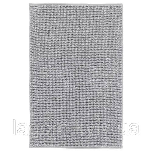 Килимок для ванної кімнати 50x80 см IKEA TOFTBO сіро-білий меланж ІКЕА ТОФТБО