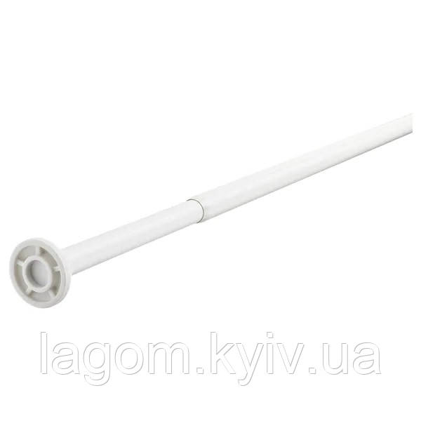 Телескопічна штанга для шторки для душу IKEA BOTAREN 70-120 см білий карниз у ванну БОТАРЕН ІКЕА