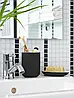 Керамічна мильниця IKEA EKOLN чорна для ванної кімнати ІКЕА ЕКОЛЬН, фото 4