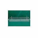 Кошик сітчатий навісний 74 х 10 см борт 8 см на торгову сітку Кошик - Полиця металевий білий на сітку, фото 10