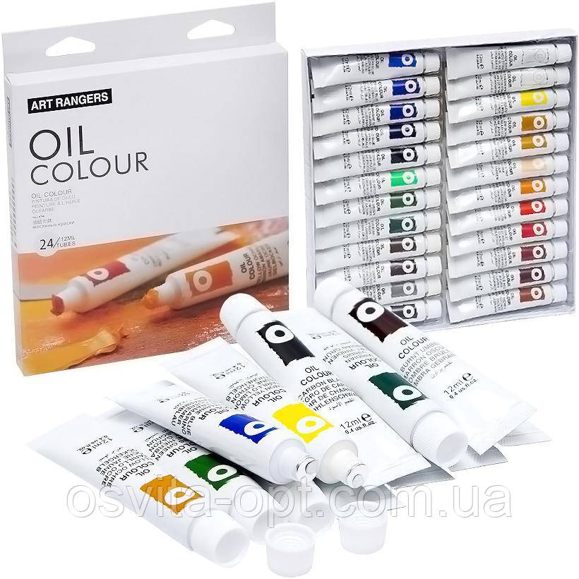Фарби 12 мл "Art Ranger" 24 кольори "Oil" EO2412