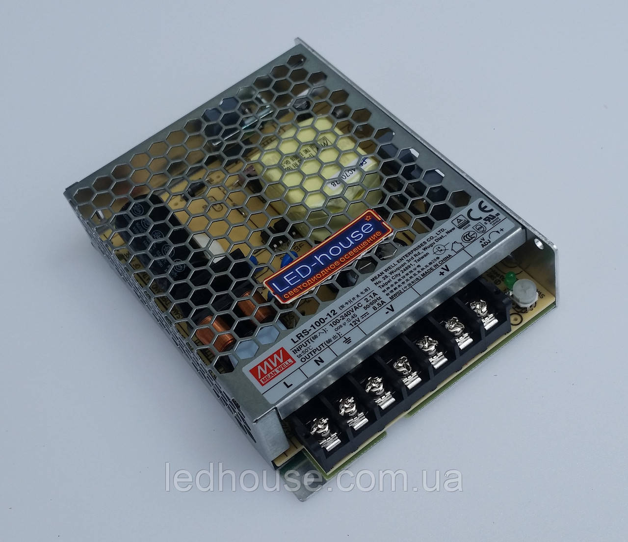 Джерело живлення Mean Well LRS-100-12V, (Мінвел)