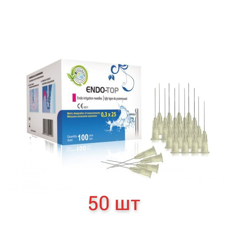Купить Иглы для промывания каналов ( Эндоиголки ) 50 шт. ENDO-TOP ...