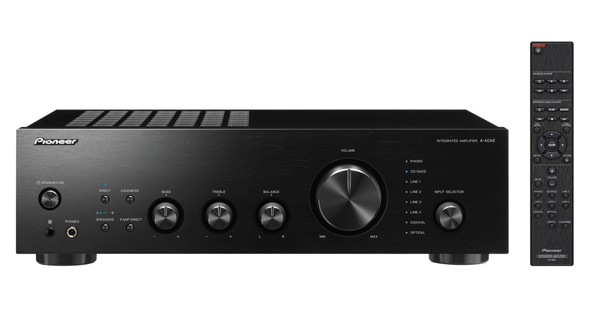 Підсилювач звуку Pioneer A-40AE Black