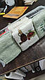 Набір махрових рушників, для кухні, з вишивкою, оливками, в зелених відтінках, набір 6 шт, Туреччина, фото 6