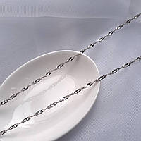 Срібний ланцюжок Плетіння Сінгапур 45 см