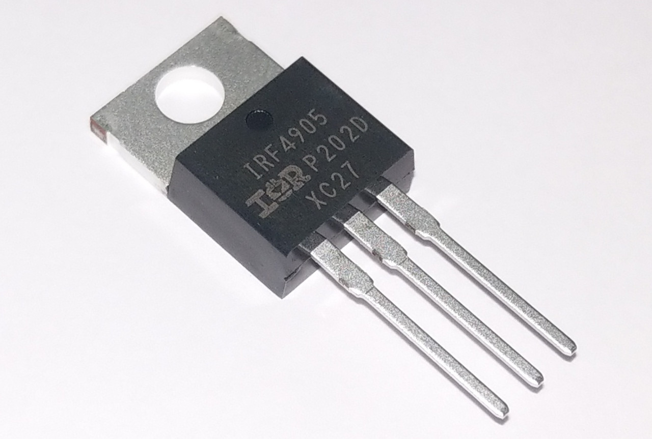 IRF4905 оригінал MOSFET транзистор P канал 55В 74А TO220: продаж, ціна ...