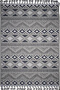 Безворсовий килим 60х110 на джутовій основі у сірому кольорі