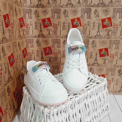 Купить Детские белые кроссовки для девочек, детские белые кеды на ...