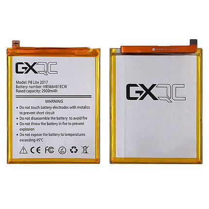 Акумулятор GX HB366481ECW для Huawei P8 Lite (2017)/ Y6 (2018)/ Ascend P9/ P9 Lite/ P10 Lite/ P20 Lite, фото 2