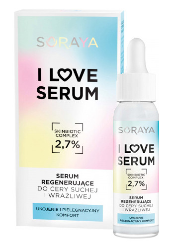 Сироватка регенеруюча Soraya I Love Serum Skinbiotic Complex 2,7%, фото 1