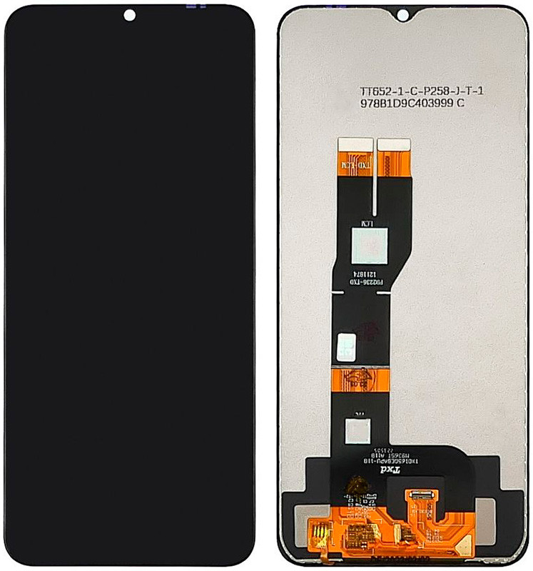 Дисплей + сенсор для Vivo Y02 / Y02A (2022 V2213 V2217) Black