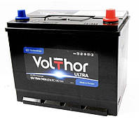 Автомобільний акумулятор VOLTHOR Asia 75Ah / 740A R+.Автомобільний (Вольтор) АКБ Словенія