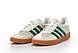 Чоловічі Кросівки Adidas Gazelle Indoor White Green 41-42-43-44-45, фото 3