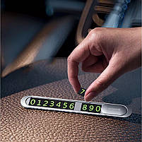 Паркувальна Карта Proove Parking Number Plate Metal Lock, dark grey, фото 8