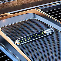 Паркувальна Карта Proove Parking Number Plate Metal Lock, dark grey, фото 10