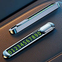 Паркувальна Карта Proove Parking Number Plate Metal Lock, dark grey, фото 9