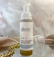 Пенка для сухой и чувствительной кожи с каннабисом smart4derma hydro aloe mousse cannabis relief 80 мл