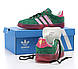 Жіночі Кросівки Adidas Gazelle x Gucci Green Pink 38, фото 8