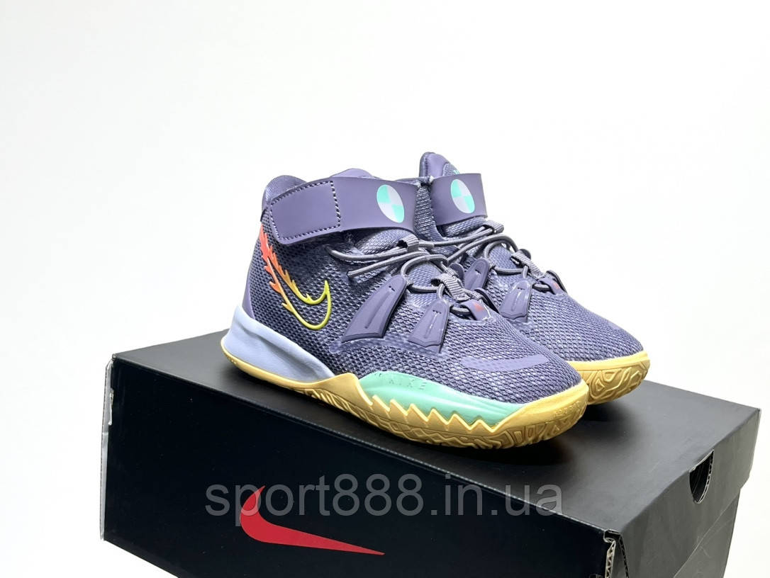 Eur28-39 Дитячі баскетбольні кросівки Nike Kyrie високі на липучці