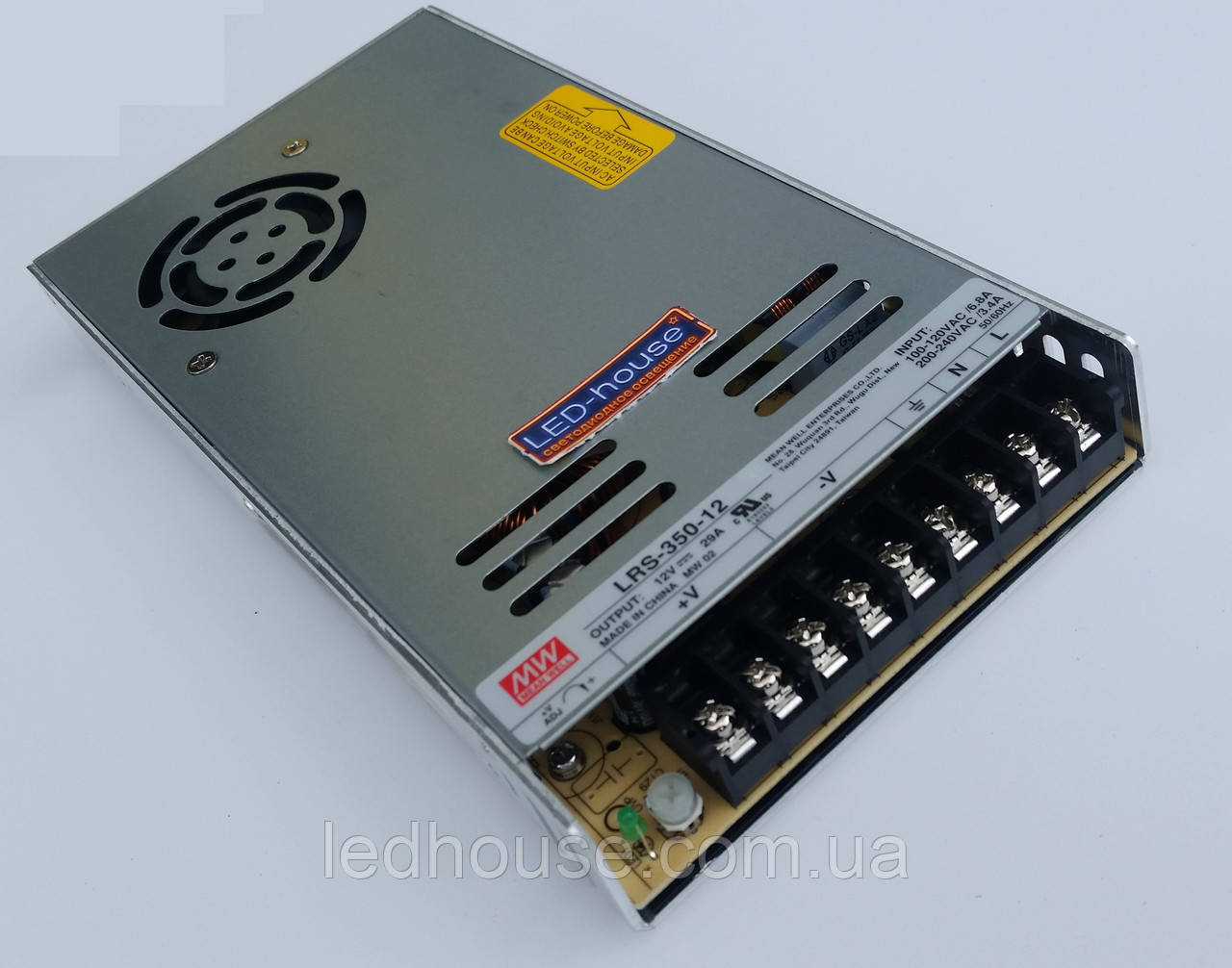 Джерело живлення Mean Well LRS-350-12V, (Мінвел)