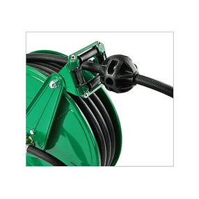 Шланг повітряний на котушці (подовжувач пневматичний) 20 атм 9,5x16 мм, 15 м TOPTUL KHBR1015, фото 3