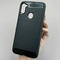Чехол для Samsung Galaxy A11 чехол бампер карбон на телефон самсунг а11 черный pls