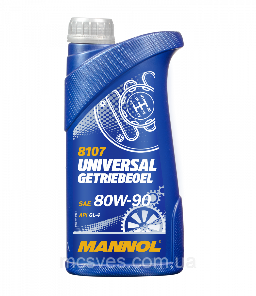 Олива мінеральна трансмісійна MANNOL 8107 Universal 80W-90 GL-4 1L