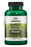 Корень лопуха (Burdock Root) от Swanson, 460 мг, 100 капсул