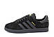 Чоловічі Кросівки Adidas Gazelle Black 42-43-44-45, фото 3