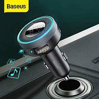 Fm модулятор для автомобиля, Фм трансмиттер Baseus Enjoy Car Wireless MP3 Charger Black 3.4А (CCLH-01) GBB