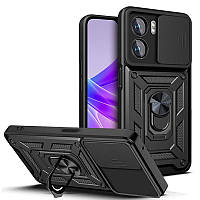 PC + TPU чехол Camshield armor для OPPO A77 5G черный