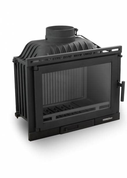 Чавунна широкоформатна камінна топка вбудована із шибером NORDFLAM ETNA ECO — 13 кВт, фото 1