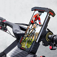 Универсальный держатель для велосипеда/мотоцикла JOYROOM JR-ZS264 | 360 4.7-6.8" | Black red GBB