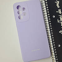 Надежный силиконовый чехол для Samsung Galaxy A33 (сиреневый) / чохол на телефон самсунг а33