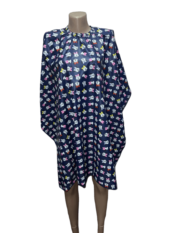 Пеньюар перукарський PROFLINE дитячий синій з малюнком (110×76 см) – Накидка для стрижки дитини. Арт ПСР11076, фото 1