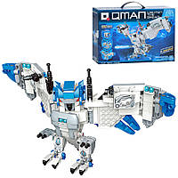 Конструктор Qman 41228 "Бойовий Робот Місячний Сокол Трансформер Куб 2в1" 558 деталей
